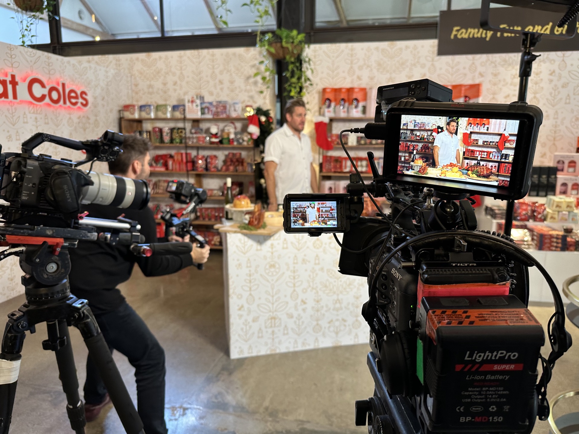 Zarco Creative crew on a Sydney video shoot