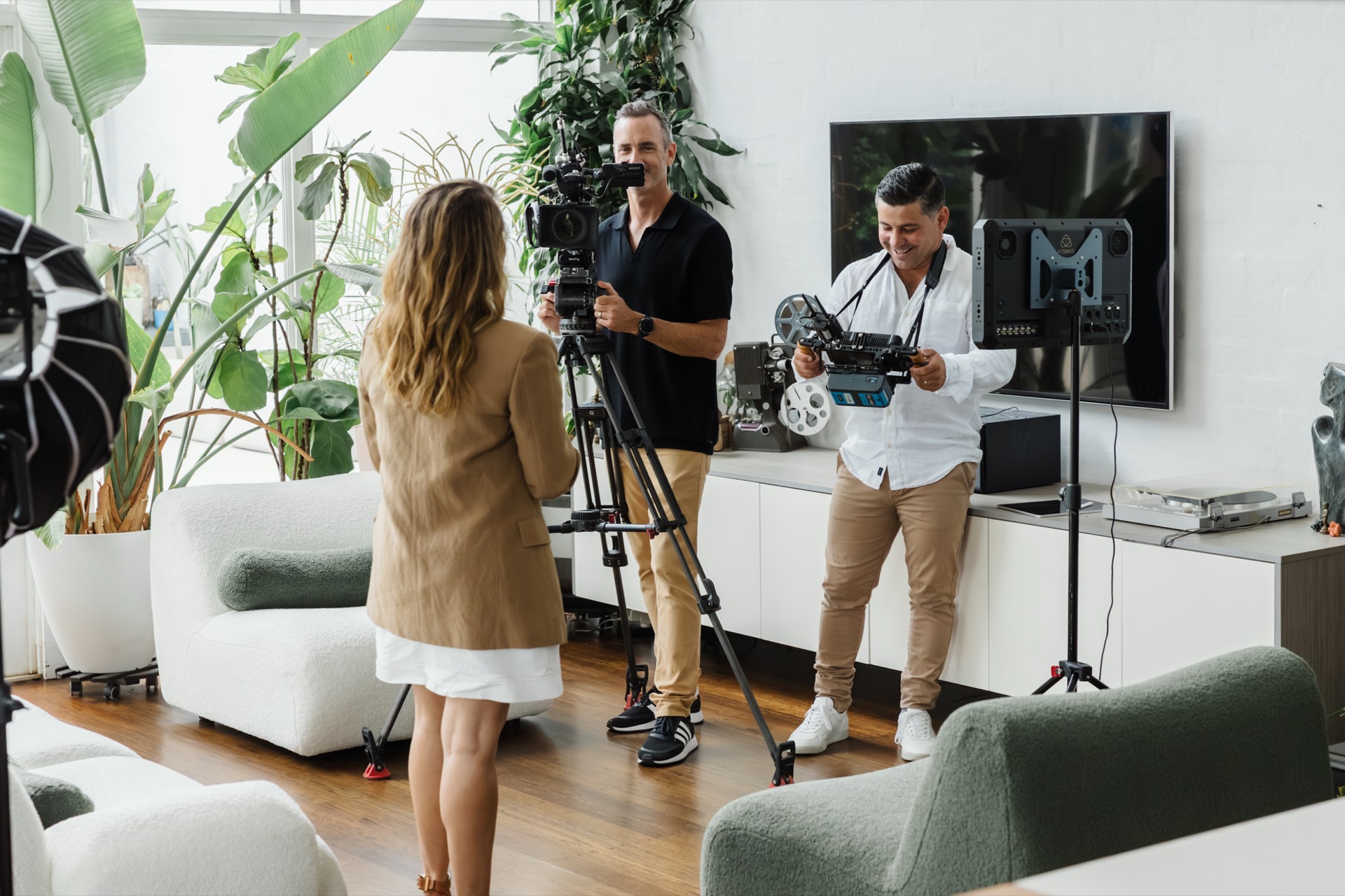 Zarco Creative crew on a Sydney video shoot